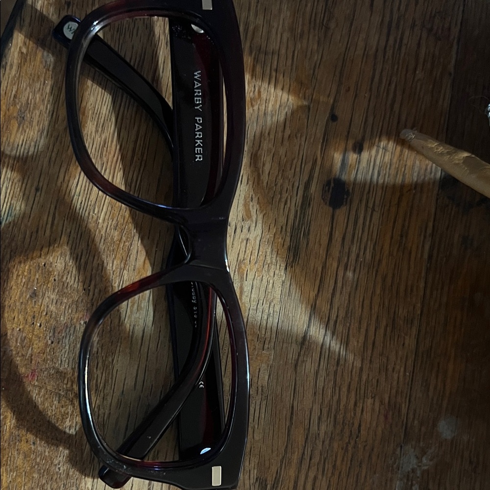 Warby Parker Dark Burgundy Glasses